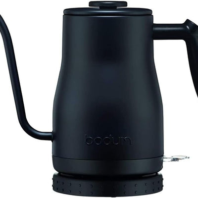 Bistro Gooseneck Electric Water Kettle, 34 Ounce, Black