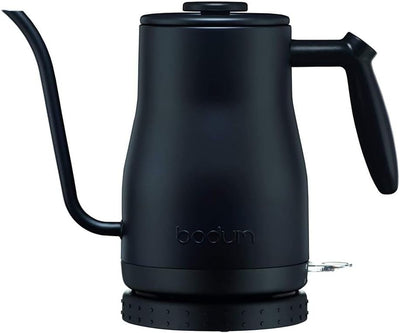 Bistro Gooseneck Electric Water Kettle, 34 Ounce, Black
