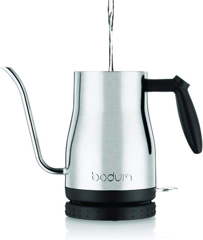 Bistro Gooseneck Electric Water Kettle, 34 Ounce, Black