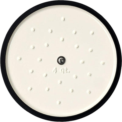 arquette Castings 4 Qt. Enaeled Cast Iron Dutch Oven (Iron Red)