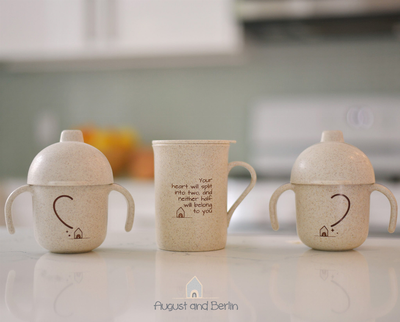 Twin-Mom Cups Gift Set- Heart