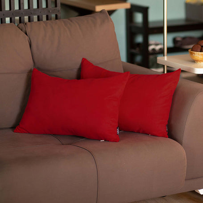 Farmhouse Square and Lumbar Solid Color Throw Pillow Covers Set