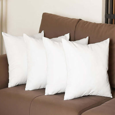 Farmhouse Square and Lumbar Solid Color Throw Pillow Covers Set