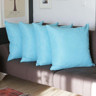 Farmhouse Square and Lumbar Solid Color Throw Pillow Covers Set