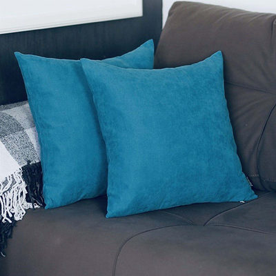 Farmhouse Square and Lumbar Solid Color Throw Pillows Set of 2