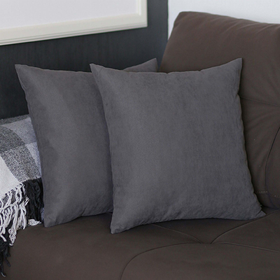 Farmhouse Square and Lumbar Solid Color Throw Pillows Set