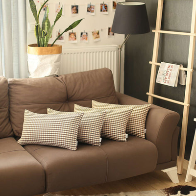 Boho-Chic Houndstooth Jacquard Throw Pillow Covers