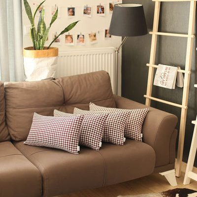 Boho-Chic Houndstooth Jacquard Throw Pillow Covers