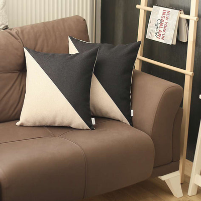 Boho-Chic Houndstooth Jacquard Throw Pillow Covers