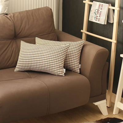 Boho-Chic Houndstooth Jacquard Throw Pillow Covers