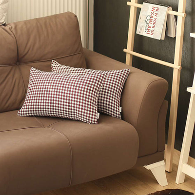 Boho-Chic Houndstooth Jacquard Throw Pillow Covers