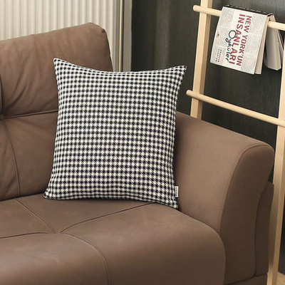 Boho-Chic Vegan Faux Leather Throw Pillow Covers