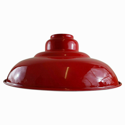 Red Easy Fit Metal Light Lamp Shades