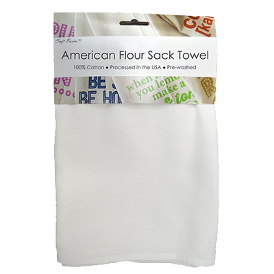 American Flour Sack Towel by Craft Basics (Pack of 10)