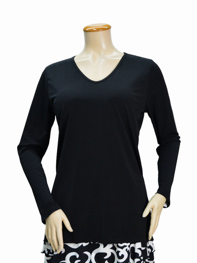 Full Sleeve High Low Comfy Casual Tunic Top