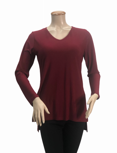 Full Sleeve High Low Comfy Casual Tunic Top
