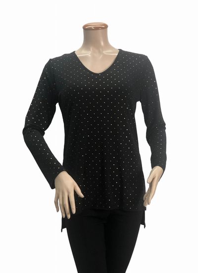 Full Sleeve High Low Comfy Casual Tunic Top