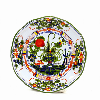 FAENZA-CARNATION: Scalloped salad plate