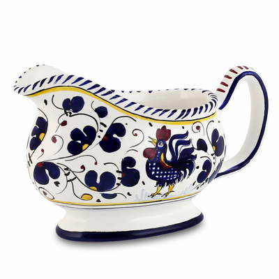 ORVIETO ROOSTER: Deruta Sauce boat