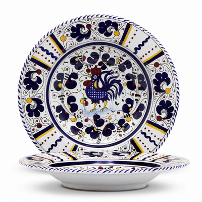 ORVIETO ROOSTER Pasta/Soup Rim Plate