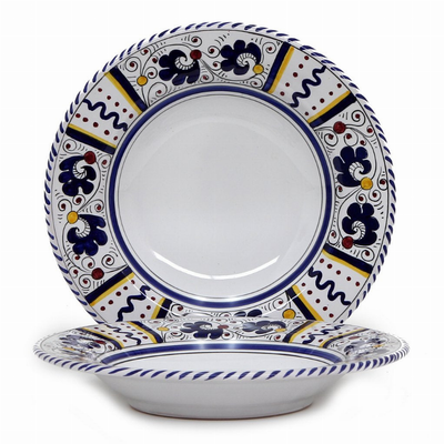 ORVIETO ROOSTER Pasta/Soup Rim Plate