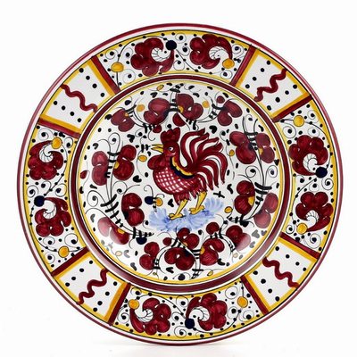 ORVIETO ROOSTER Dinner Plate