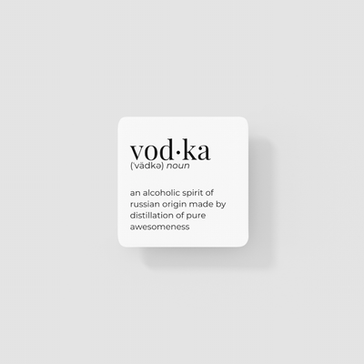 Vodka Coaster