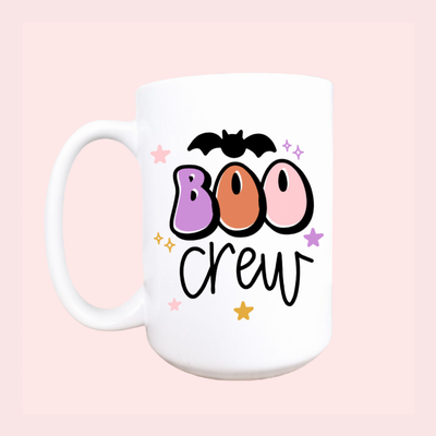 Boo crew ceramic coffee mug