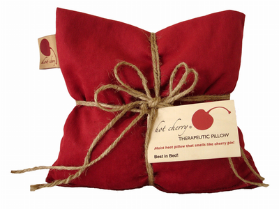 Hot Cherry Square Pillow