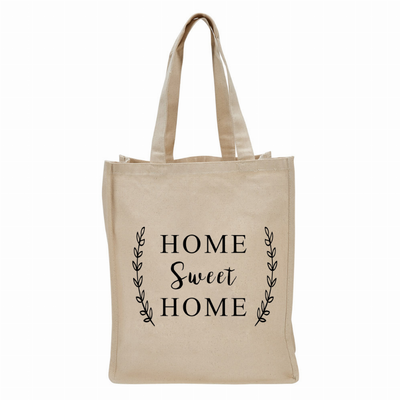 Tote Bag Home Sweet Home (Wheat)