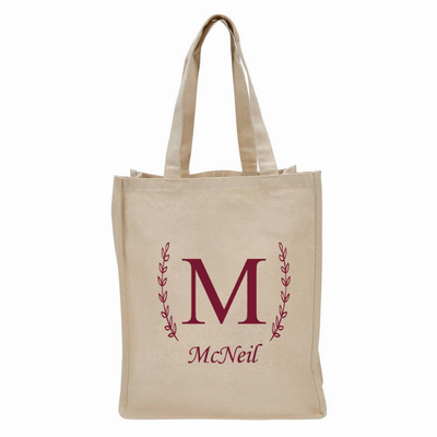 Tote Bag Single Letter/Family Name