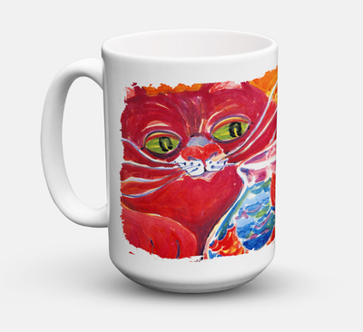 Cat Coffee Mug 15 oz
