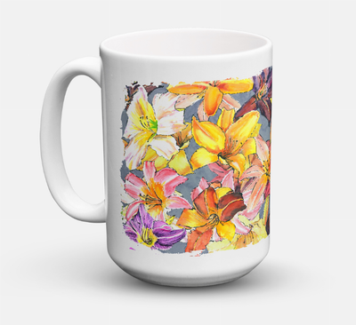 Flower Coffee Mug 15 oz