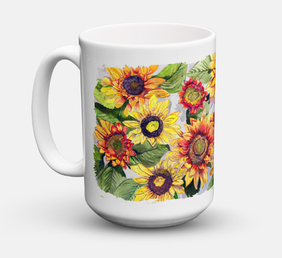 Flower Coffee Mug 15 oz