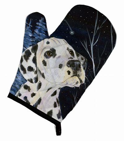 Starry Night Dalmatian Oven Mitt