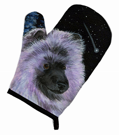 Starry Night Keeshond Oven Mitt