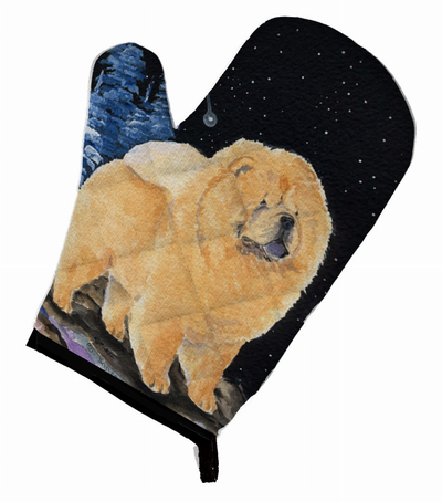 Starry Night Chow Chow Oven Mitt