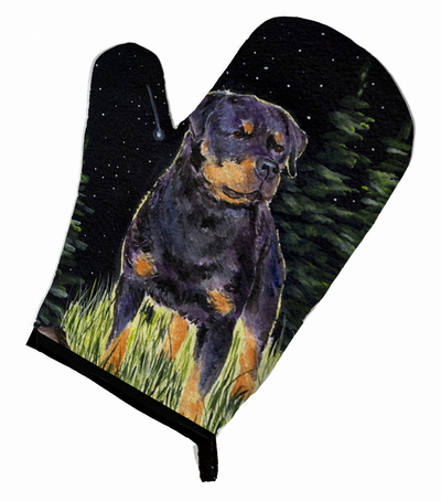 Starry Night Rottweiler Oven Mitt