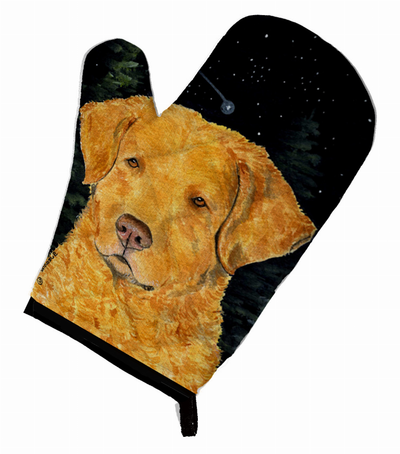 Starry Night Chesapeake Bay Retriever Oven Mitt