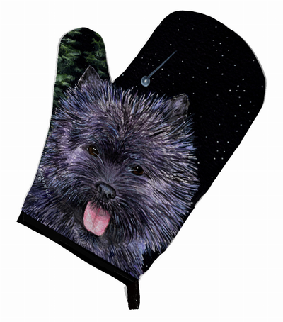 Starry Night Cairn Terrier Oven Mitt