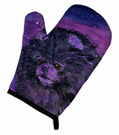 Starry Night Pomeranian Oven Mitt