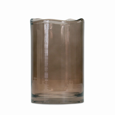Vase 5"D x 8"H Glass