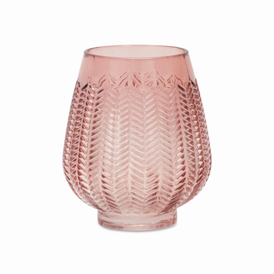 Vase 5"D x 6"H Glass