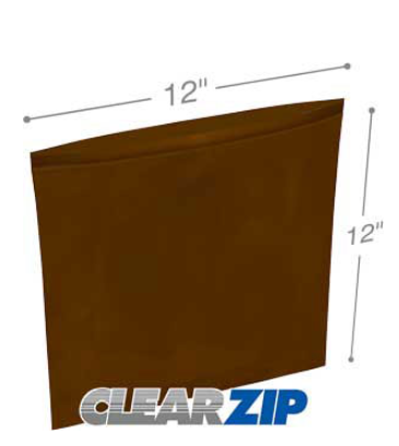 AmberClearzip Lock Top Zip Bags