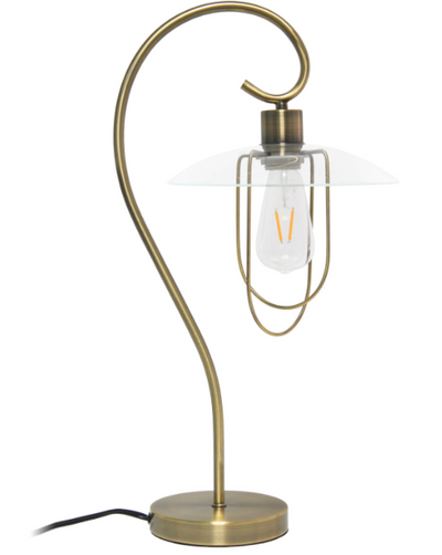 Lalia Home Modern Metal Scroll Table Lamp