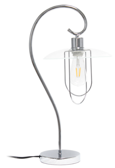 Lalia Home Modern Metal Scroll Table Lamp