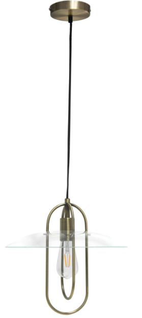 Lalia Home 1 Light Elongated Metal Pendant Light