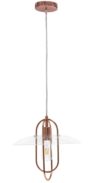 Lalia Home 1 Light Elongated Metal Pendant Light