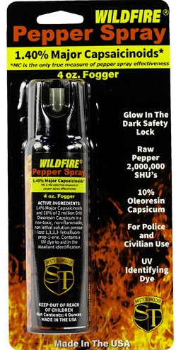 Wildfire 1.4% Mc 4 Oz Pepper Spray