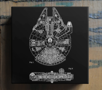 Star Wars Inspired Ceramic Coasters | By Trebreh Designs
